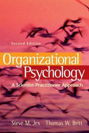 Organizational psychology a scientist-practitioner approach