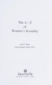 The A-Z of women's sexuality