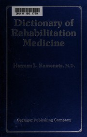 Dictionary of rehabilitation medicine