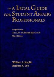 A legal guide for student affairs professionals