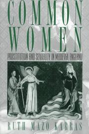 Common women prostitution and sexuality in Medieval England