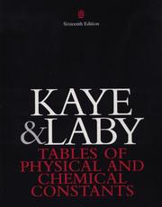 Tables of physical and chemical constants