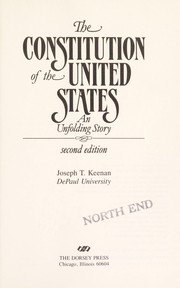 The Constitution of the United States an unfolding story