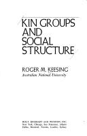 Kin groups and social structure