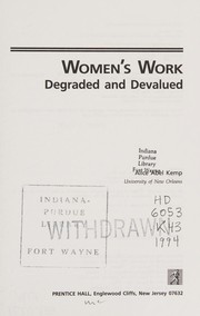 Women's work degraded and devalued
