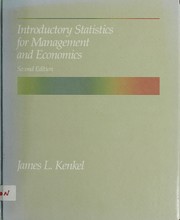 Introductory statistics for management and economics.