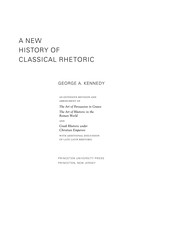 A new history of classical rhetoric