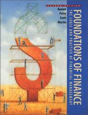 Foundations of finance the logic and practice of financial management