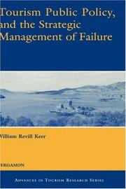 Tourism public policy, and the strategic management of failure