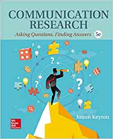 Communication research asking questions, finding answers