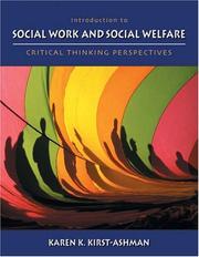 Introduction to social work and social welfare critical thinking perspectives