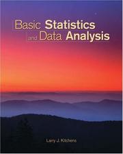 Basic statistics and data analysis