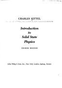Introduction to solid state physics.