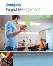 Contemporary project management organize, plan, perform