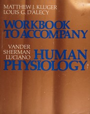 Workbook to accompany Vander/Sherman/Luciano Human physiology