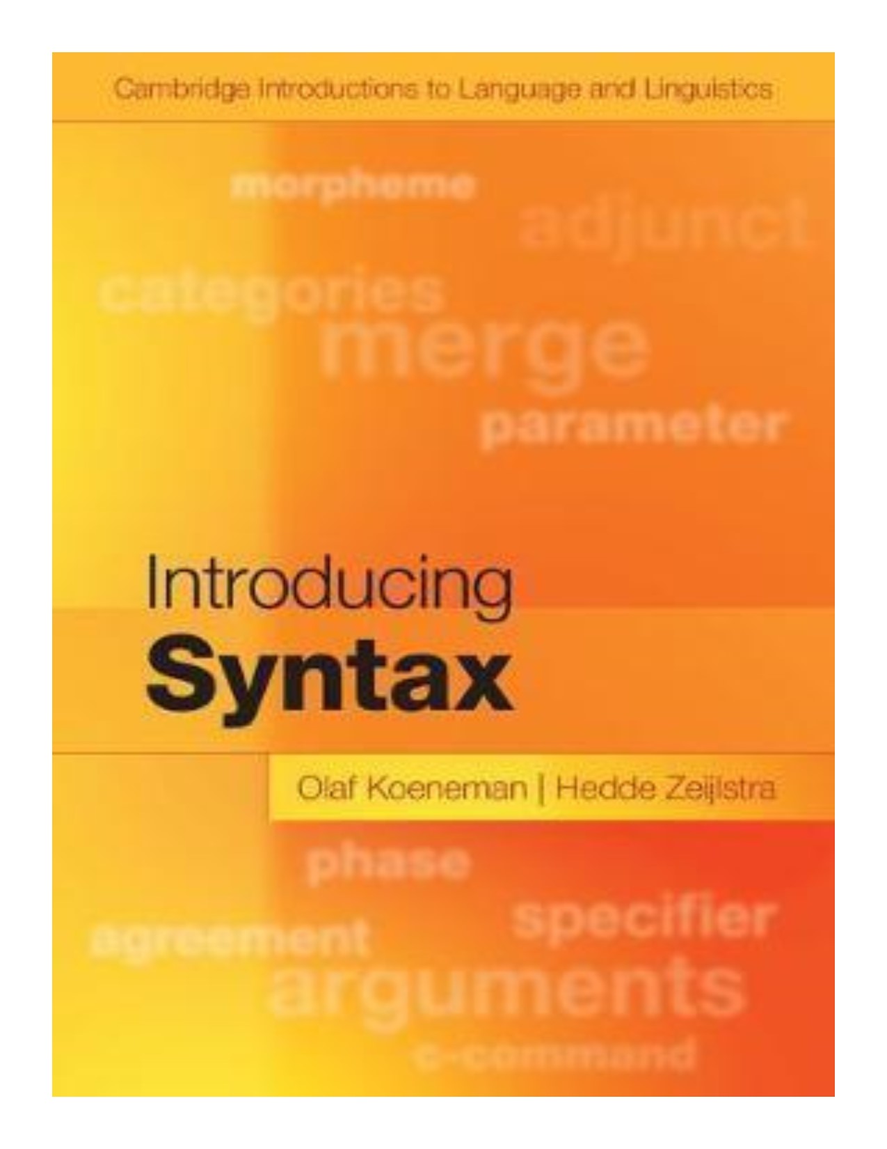 Introducing syntax