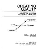 Creating quality concepts, systems, strategies, and tools