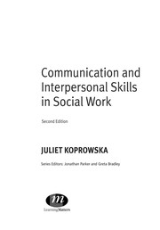 Communication and interpersonal skills in social work