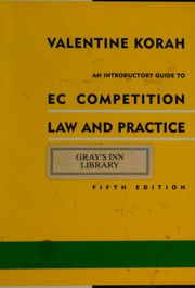 An introductory guide to EC competition law and practice