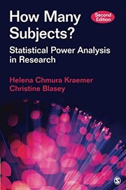 How many subjects? statistical power analysis in research