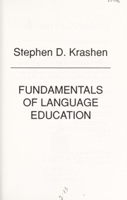 Fundamentals of language education