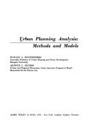 Urban planning analysis methods and models