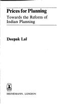 Prices for planning towards the reform of Indian planning