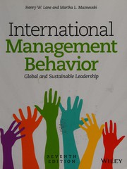 International management behavior global and sustainable leadership