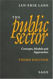The public sector c Jan-Erik Lane. concepts, models, and approaches.