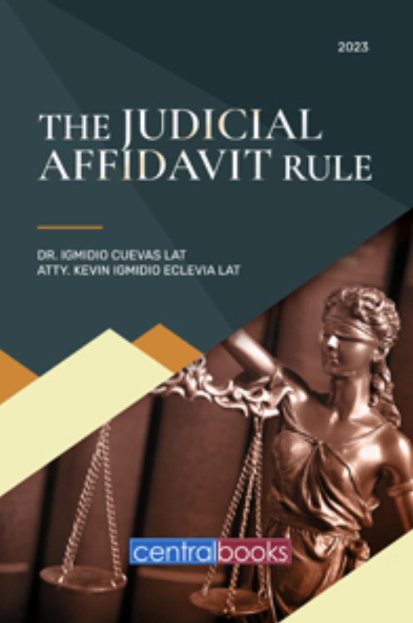 The judicial affidavit rule