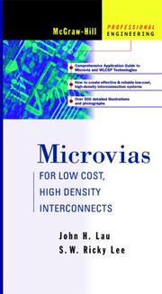 Microvias for low-cost, high density interconnects
