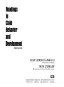 Readings in child behavior and development