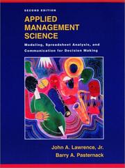 Applied management science modeling, spreadsheet analysis, and communication for decision making