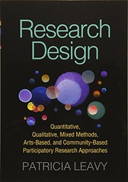 Research design quantitative, qualitative, mixed methods, arts-based, and community-based participatory research approaches