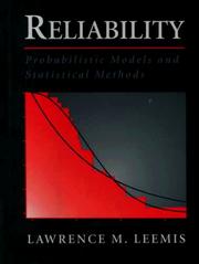 Reliability probabilistic models and statistical methods