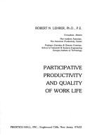 Participative productivity and quality of work life