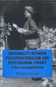Nationality between poststructuralism and postcolonial theory a new cosmopolitanism