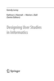 Designing user studies in informatics