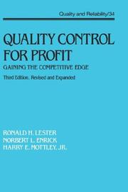 Quality control for profit gaining the competitive edge