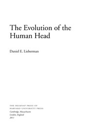 The evolution of the human head