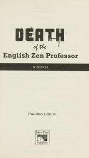 Death of the english Zen professor a novel