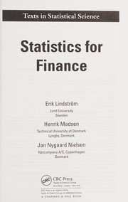 Statistics for finance