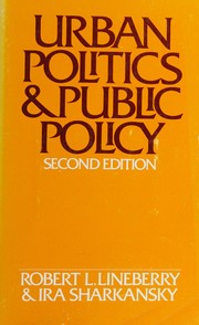 Urban politics and public policy
