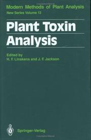 Modern methods of plant analysis.