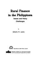 Rural finance in the Philippines issues and policy challenges
