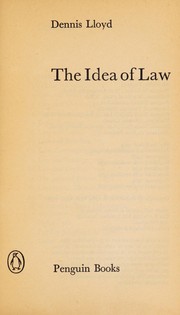 The idea of law