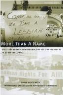 More than a name state-sponsored homophobia and its consequences in Southern Africa