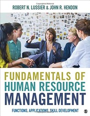 Fundamentals of human resource management functions, applications, skill development