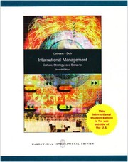 International management culture, strategy, and behavior