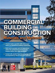 Commercial building construction materials and methods
